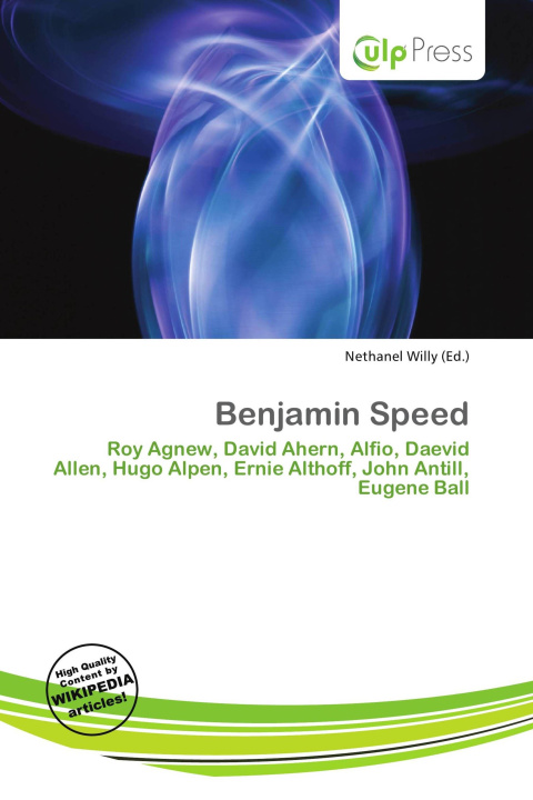 Könyv Benjamin Speed 