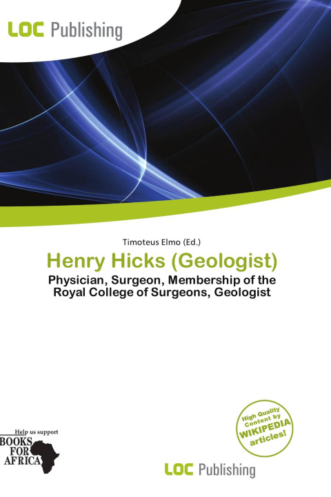 Kniha Henry Hicks (Geologist) 