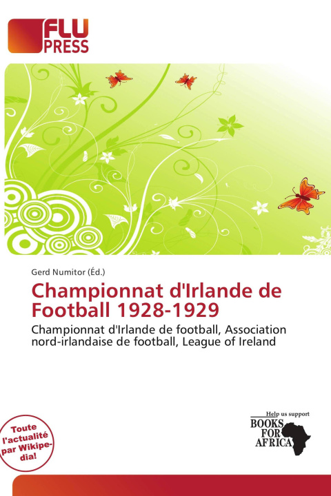 Libro Championnat d'Irlande de Football 1928-1929 