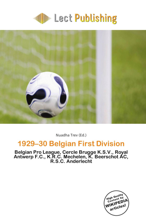 Kniha 1929-30 Belgian First Division 