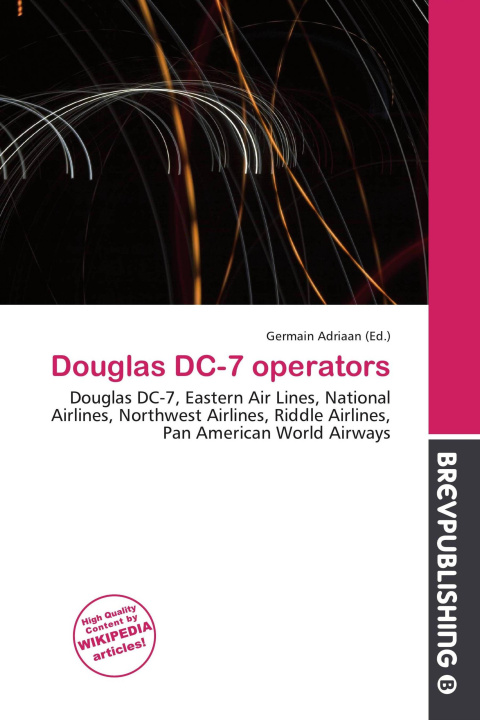 Kniha Douglas DC-7 operators 