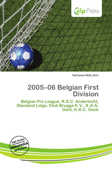 Kniha 2005-06 Belgian First Division 