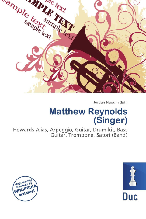 Kniha Matthew Reynolds (Singer) 