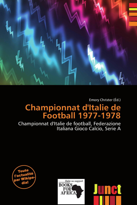 Kniha Championnat d'Italie de Football 1977-1978 