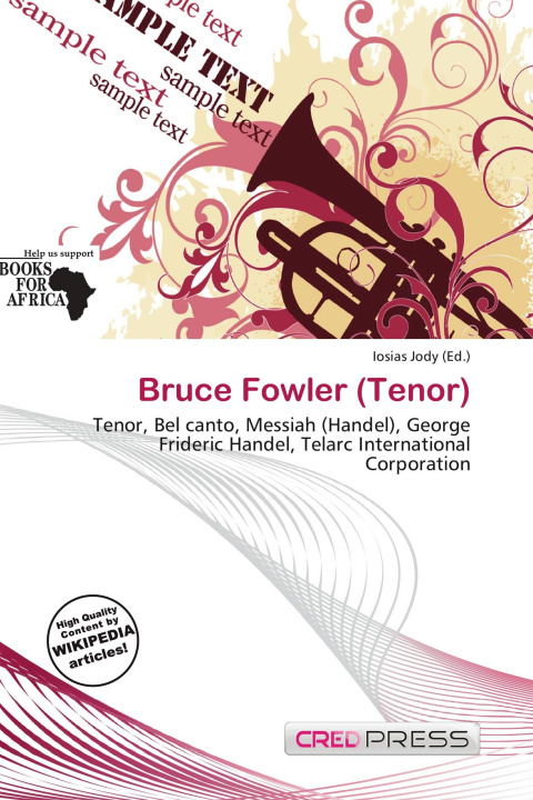 Kniha Bruce Fowler (Tenor) 