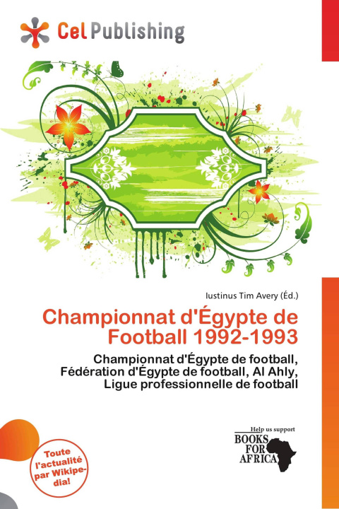 Libro Championnat d'Égypte de Football 1992-1993 