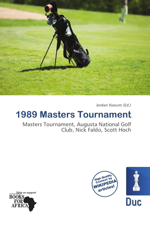 Boek 1989 Masters Tournament 