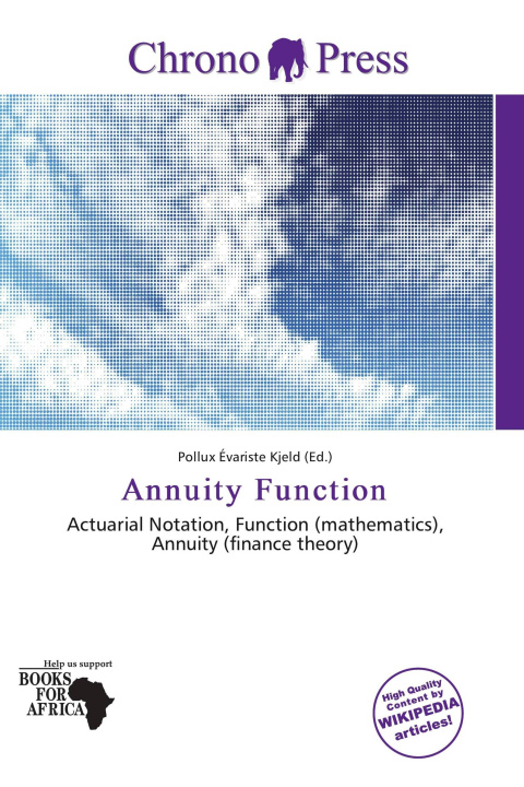 Kniha Annuity Function 
