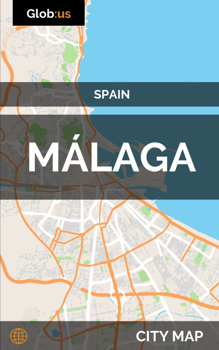 Kniha Málaga, Spain - City Map Jason Patrick Bates