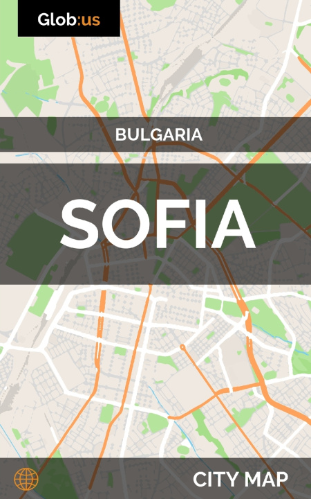 Book Sofia, Bulgaria - City Map Jason Patrick Bates