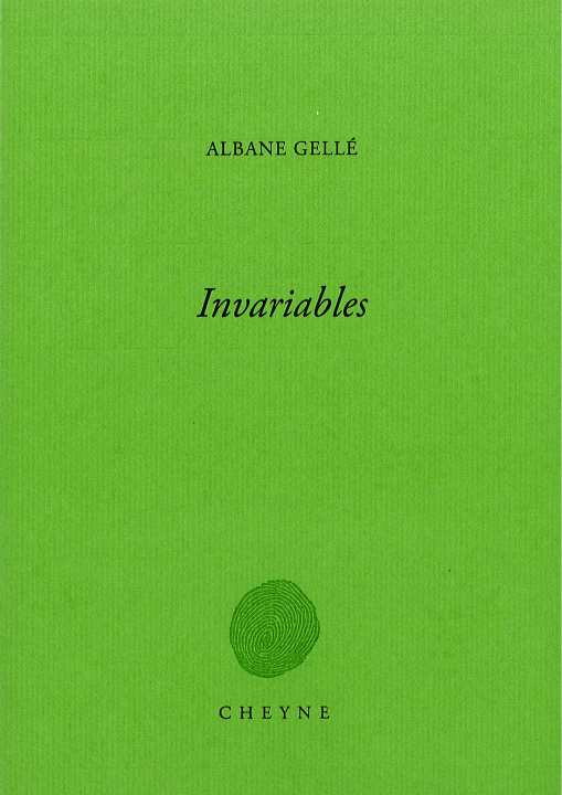 Kniha INVARIABLES GELLÉ