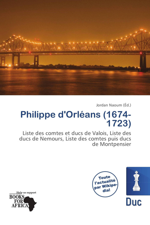 Könyv Philippe d'Orléans (1674-1723) 