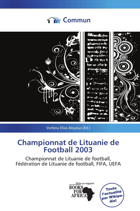 Buch Championnat de Lituanie de Football 2003 