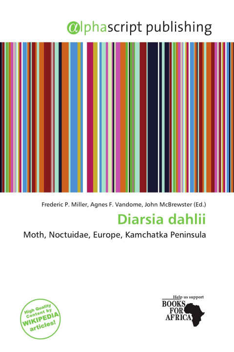 Buch Diarsia dahlii Agnes F. Vandome