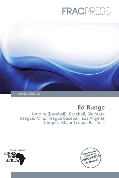 Книга Ed Runge 