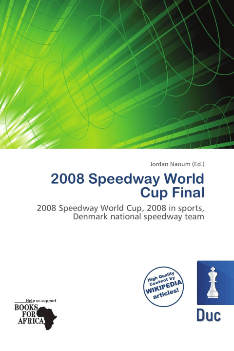 Carte 2008 Speedway World Cup Final 