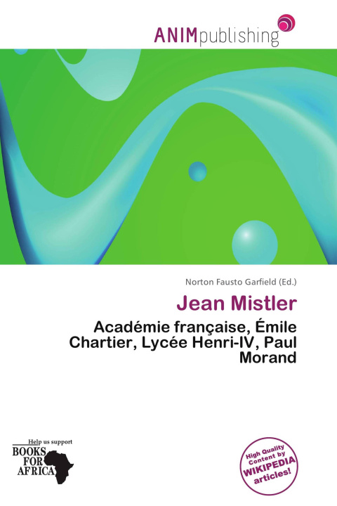 Книга Jean Mistler 