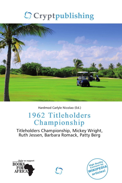 Libro 1962 Titleholders Championship 