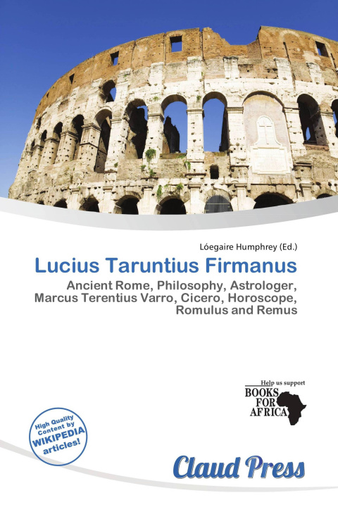 Könyv Lucius Taruntius Firmanus 
