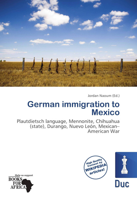 Boek German immigration to Mexico 