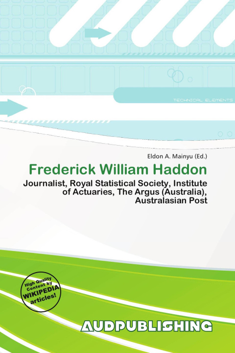 Kniha Frederick William Haddon 