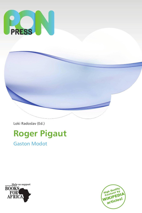 Книга Roger Pigaut 
