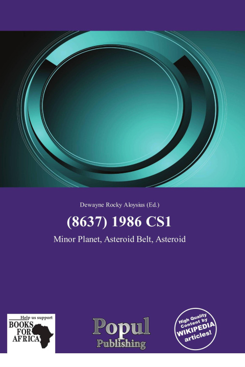 Книга (8637) 1986 CS1 