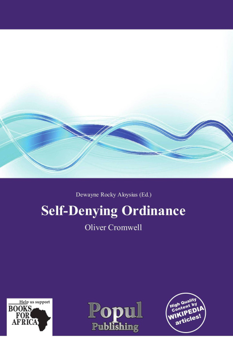 Boek Self-Denying Ordinance 