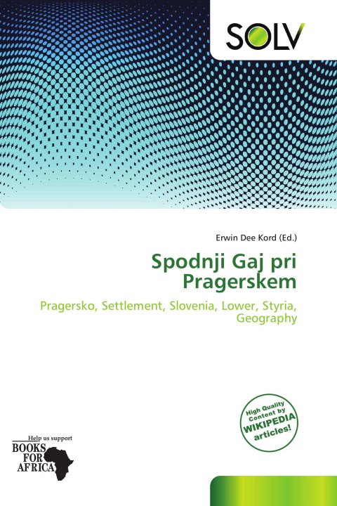 Libro Spodnji Gaj pri Pragerskem 