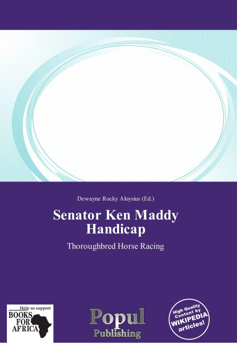 Kniha Senator Ken Maddy Handicap 