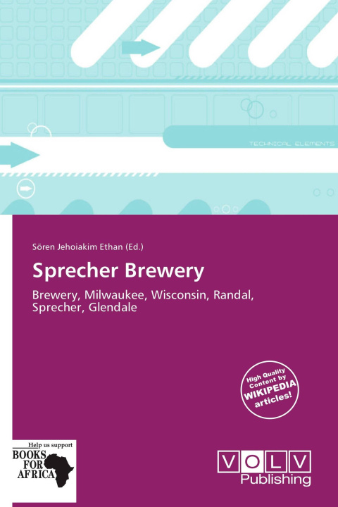 Könyv Sprecher Brewery 