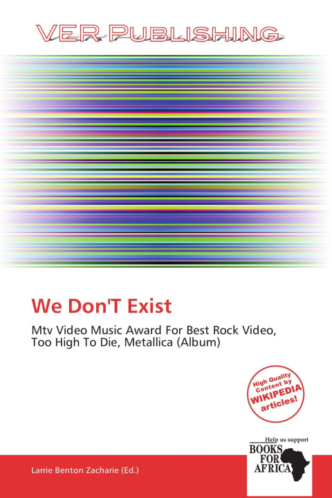 Book We Don'T Exist 