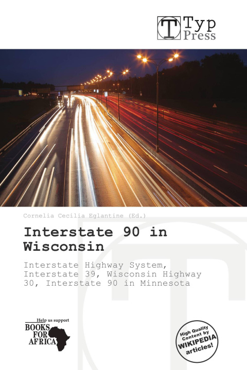 Carte Interstate 90 in Wisconsin 