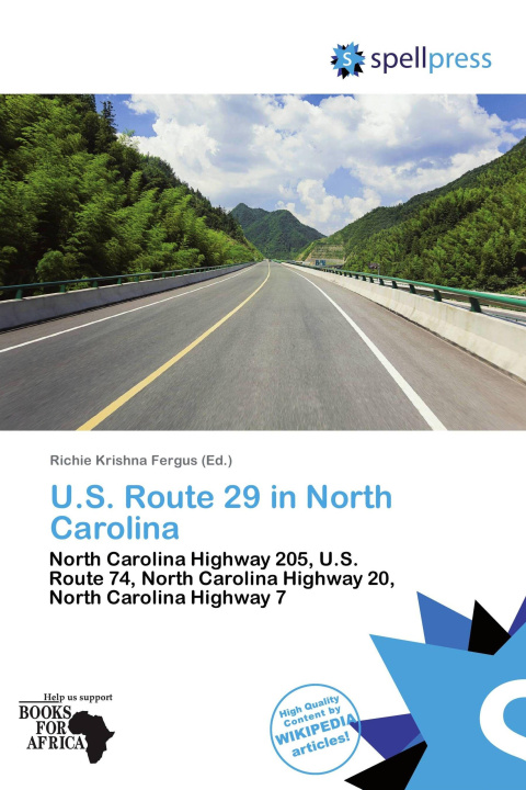Kniha U.S. Route 29 in North Carolina 