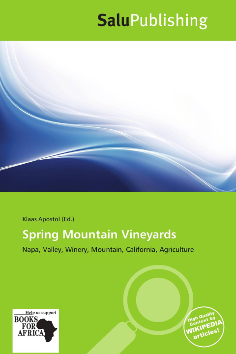 Книга Spring Mountain Vineyards 