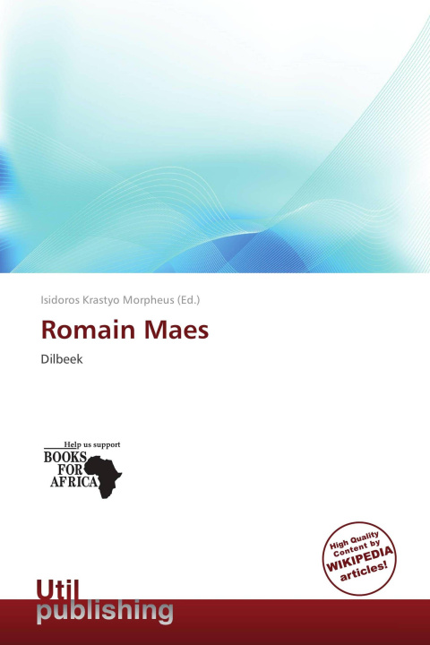 Libro Romain Maes 