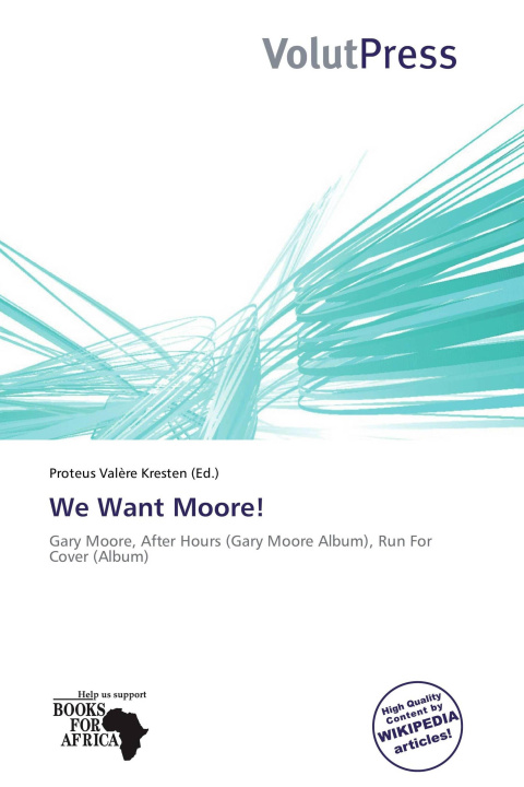 Könyv We Want Moore! 