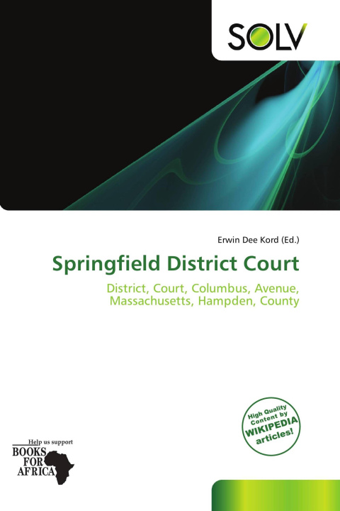Kniha Springfield District Court 