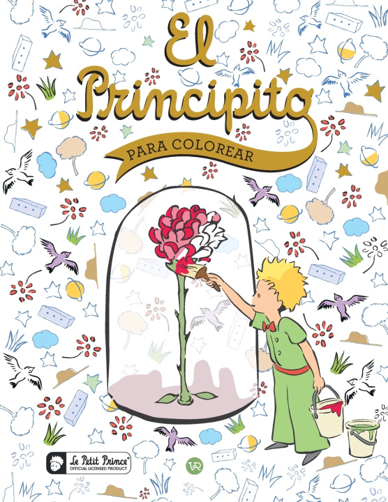 Książka El principito para colorear VR Editoras