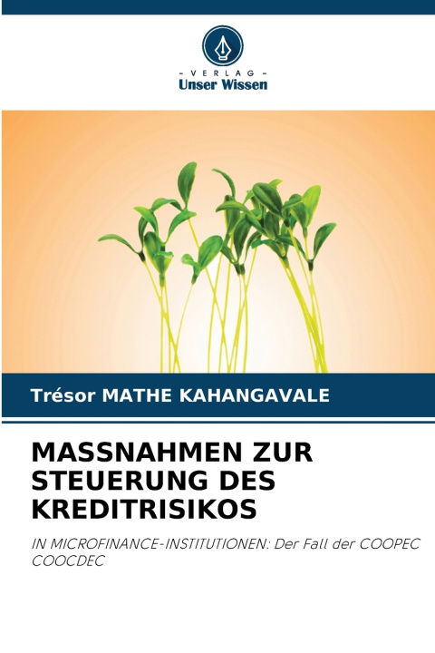 Könyv MASSNAHMEN ZUR STEUERUNG DES KREDITRISIKOS Trésor MATHE KAHANGAVALE