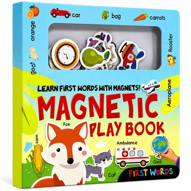 Βιβλίο Learn First Words - Magnetic Play Book 