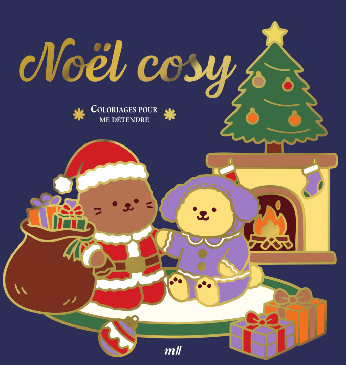 Carte Noël cosy - Version Collector - Coloriages pour me détendre 