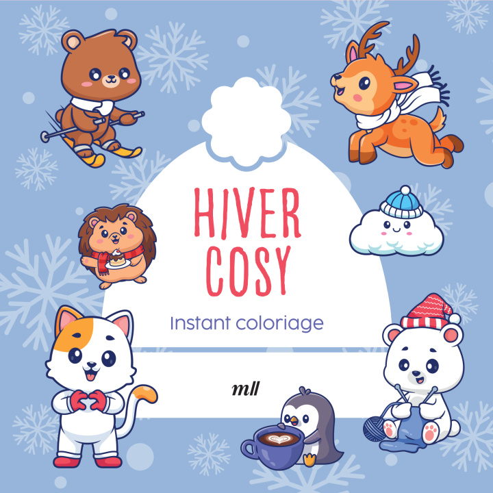 Книга Instant coloriage - Hiver cosy 