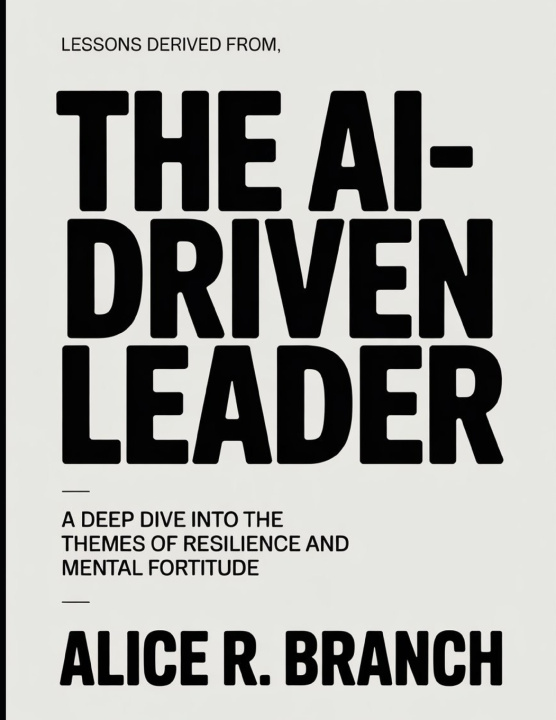 Книга Lessons Derived From The Ai-Driven Leader Alice R. Branch