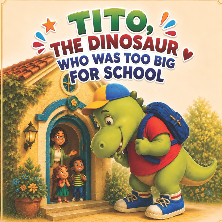 Kniha The Dinosaur Who Was Too Big for School Adilson Lugli