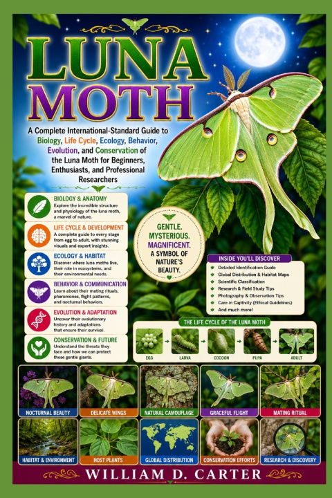 Книга LUNA MOTH WILLIAM D. CARTER.