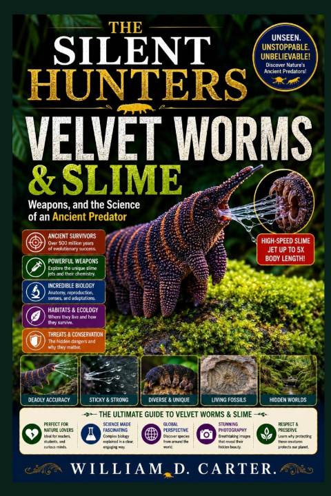 Libro THE SILENT HUNTERS VELVET WORMSSLIME. WILLIAM D. CARTER