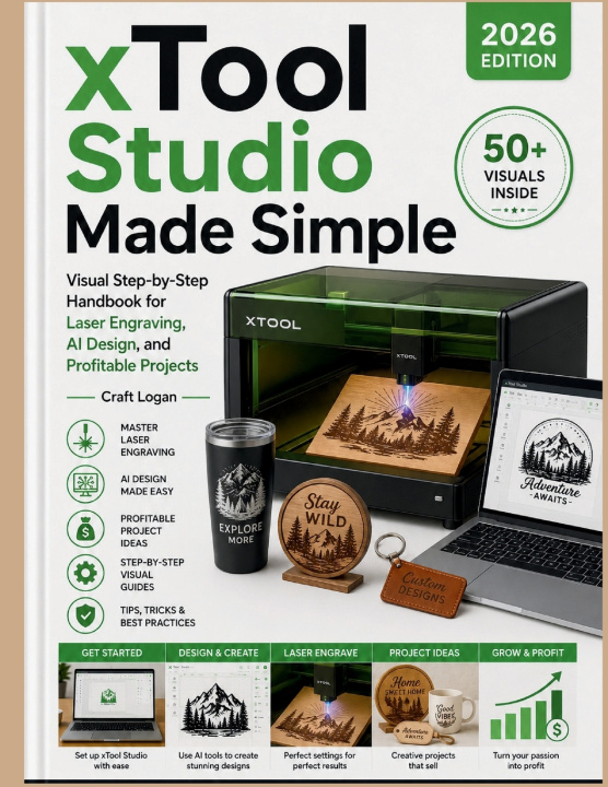 Kniha xTool Studio Made Simple (2026 Edition) Craft Logan