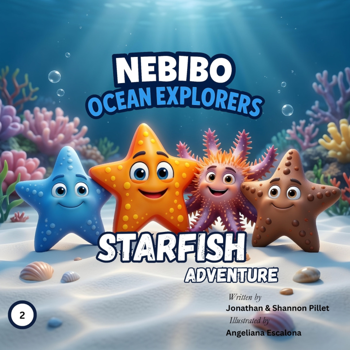 Книга NEBIBO Ocean Explorers Starfish Adventure Shannon Pillet