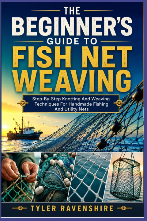 Książka THE BEGINNER'S GUIDE TO FISH NET WEAVING TYLER RAVENSHIRE